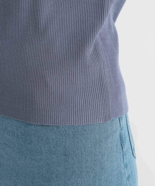 Andemiu（アンデミュウ）の「フロントボタンエリニット189574（ニット/セーター・レディース・ブルー/グレー/ブラック・FREE）」の16枚目の写真