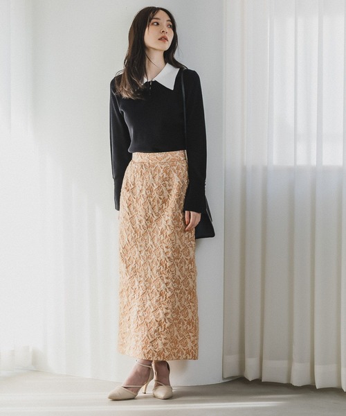 Andemiu（アンデミュウ）の「フロントボタンエリニット189574（ニット/セーター・レディース・ブルー/グレー/ブラック・FREE）」の22枚目の写真