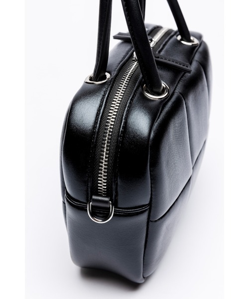 EDITA.（エディータ）の「EDITA./エディータ ネオプレン 軽量 イミテーション パフ 2way ショルダーバッグ ハンドバッグ（ショルダーバッグ・レディース・ブラック・FREE）」の12枚目の写真