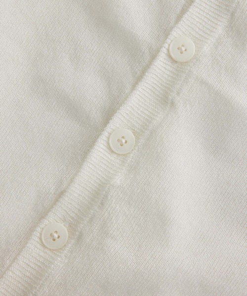 ROPE' PICNIC(ロペピクニック)の「【WEB限定カラー:ピンク】2WAY/シアーカーディガン(カーディガン/ボレロ・レディース・ブラック/オフホワイト/ベージュ/ブルー/ターコイズブルー/ピンク系その他2/オレンジ/イエロー系その他2・38)」の19枚目の写真