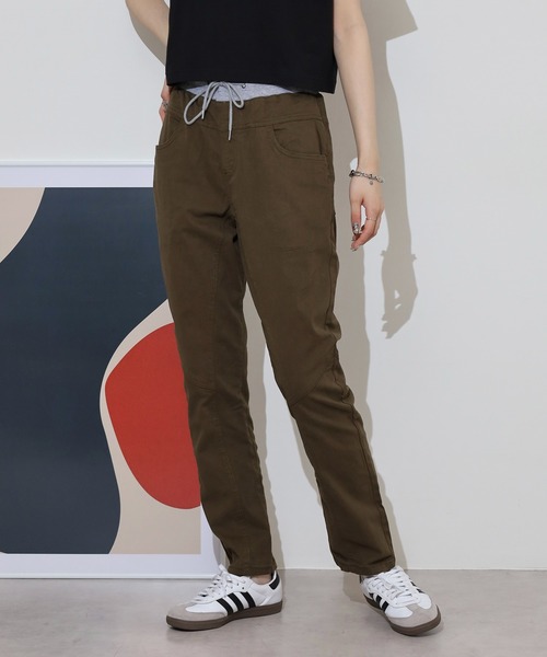 atONE（アットワン）の「atONE ウエストリブツイルサルエルパンツ（その他パンツ・レディース・ブラック/カーキ/ベージュ・M/L/LL/4L/3L）」の13枚目の写真