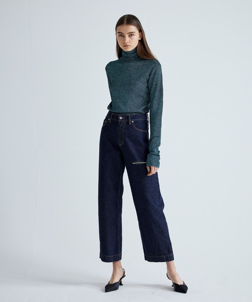 NOISE MAKER（ノイズメーカー）の「アシンメトリーデニム（デニムパンツ・レディース・インディゴブルー・40/36/38）」の6枚目の写真