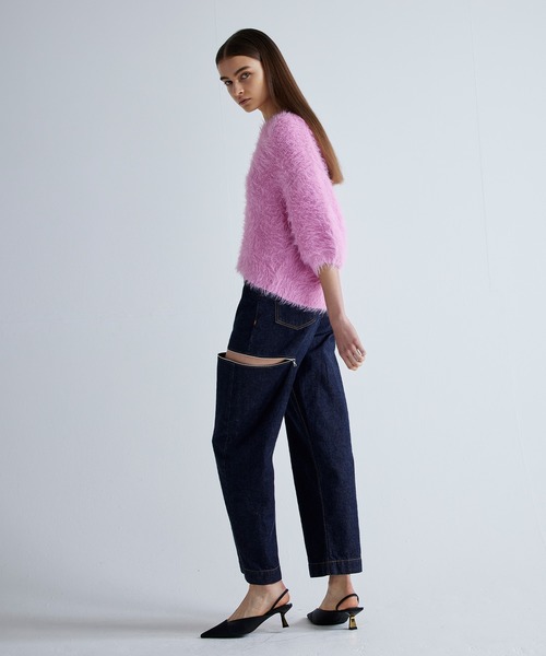 NOISE MAKER（ノイズメーカー）の「アシンメトリーデニム（デニムパンツ・レディース・インディゴブルー・40/36/38）」の8枚目の写真