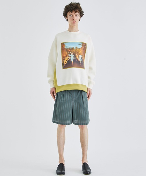 TAUPE（トープ）の「Art Paint Silky Sweatshirts（スウェット・メンズ・アイボリー/その他17・3）」の8枚目の写真