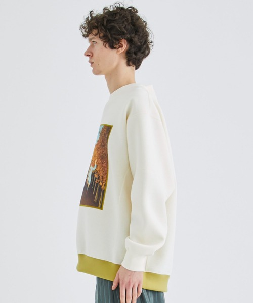 TAUPE（トープ）の「Art Paint Silky Sweatshirts（スウェット・メンズ・アイボリー/その他17・3）」の10枚目の写真