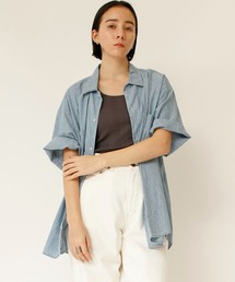 DENIM DELIGHT DAYS （デニム デライト デイズ）の「【DENIM DELIGHT DAYS】4.5オンスシャンブレーオープンカラーショートスリーブシャツ（シャツ/ブラウス）」