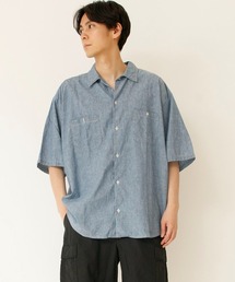DENIM DELIGHT DAYS （デニム デライト デイズ）の「【DENIM DELIGHT DAYS】4.5オンスシャンブレーオープンカラーショートスリーブシャツ（シャツ/ブラウス）」