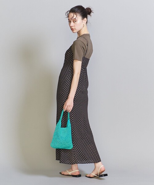 FRAY I.D フラワープリント ノースリーブワンピース FRAY I.D