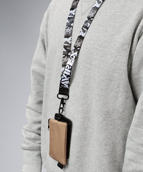 AVIREX（アヴィレックス）の「アヴィレックス ロングストラップ 「迷彩柄」（スマホグッズ・メンズ・グリーン/ブラック・ONE SIZE）」の14枚目の写真