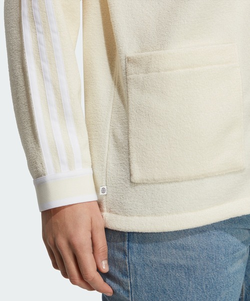 adidas（アディダス）の「カーディガン / アディダスオリジナルス adidas Originals（カーディガン/ボレロ・レディース・ベージュ・LARGE/XX-LARGE/X-SMALL/X-LARGE/MEDIUM/SMALL）」の4枚目の写真