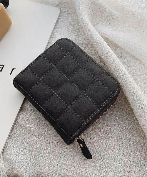Mignonjour(ミニョンジュール)の「Mignonjour/二つ折り財布 M2131(財布・レディース・ブラック/グレー/ホワイト/ピンク・FREE)」の3枚目の写真