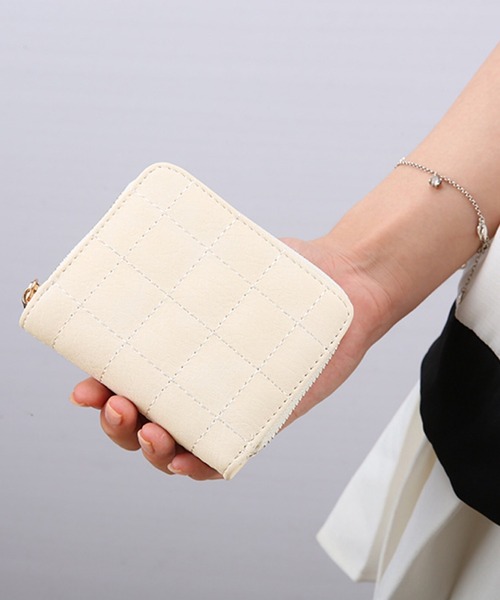 Mignonjour(ミニョンジュール)の「Mignonjour/二つ折り財布 M2131(財布・レディース・ブラック/グレー/ホワイト/ピンク・FREE)」の22枚目の写真