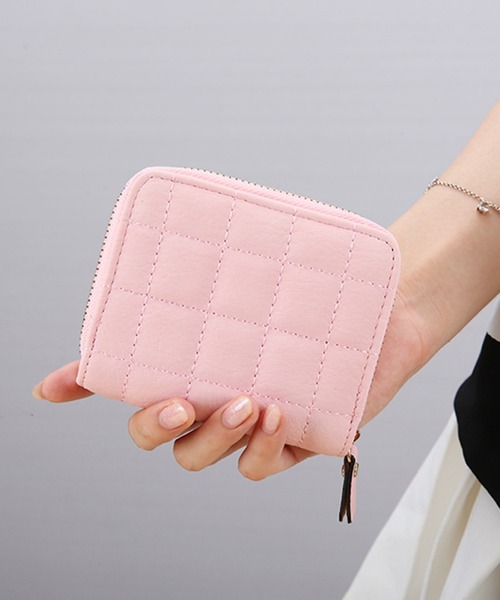 Mignonjour(ミニョンジュール)の「Mignonjour/二つ折り財布 M2131(財布・レディース・ブラック/グレー/ホワイト/ピンク・FREE)」の5枚目の写真