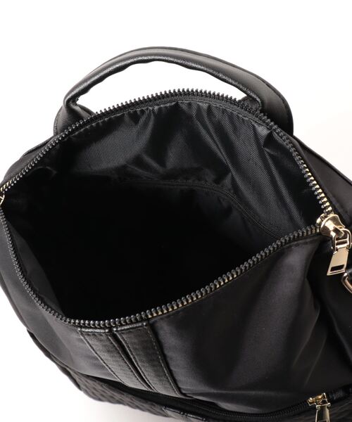STYLEBLOCK(スタイルブロック)の「キルティングポケット2WAYナイロンリュック(バックパック/リュック・レディース・ブラック/ベージュ/ブラウン・FREE)」の6枚目の写真