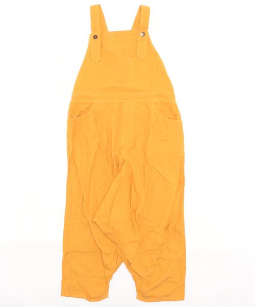 チャイハネ（チャイハネ）の「【チャイハネ】ネパトMEN'Sサロペット（サロペット/オーバーオール・メンズ・ホワイト/ブルー/イエロー・FREE）」の3枚目の写真