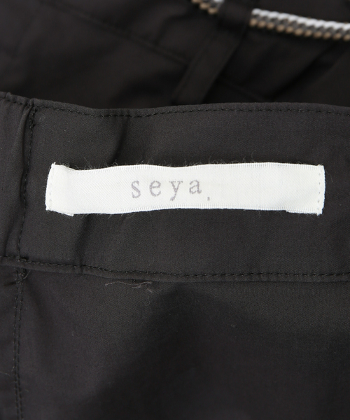 セール】【seya. / セヤ】BOSFOR EASY PANTS COTTON（スラックス