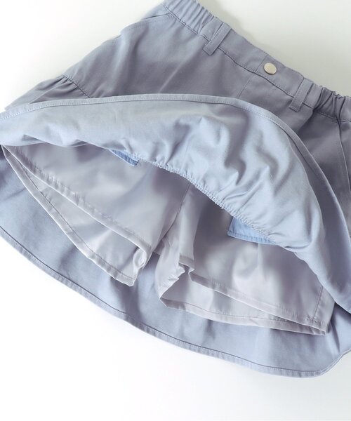 algy（アルジー）の「フリルスカパン（スカート・キッズ・ブラック/サックスブルー/ライム・SMALL/MEDIUM/X-SMALL/XX-SMALL）」の16枚目の写真