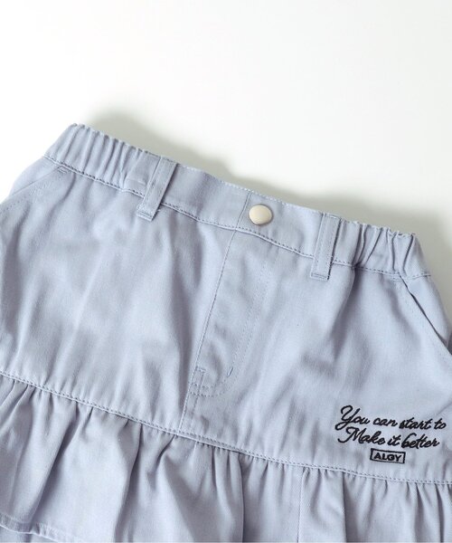 algy（アルジー）の「フリルスカパン（スカート・キッズ・ブラック/サックスブルー/ライム・SMALL/MEDIUM/X-SMALL/XX-SMALL）」の13枚目の写真