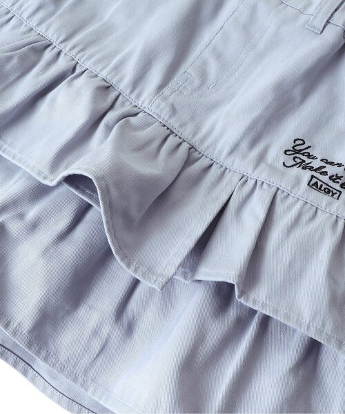 algy（アルジー）の「フリルスカパン（スカート・キッズ・ブラック/サックスブルー/ライム・SMALL/MEDIUM/X-SMALL/XX-SMALL）」の9枚目の写真