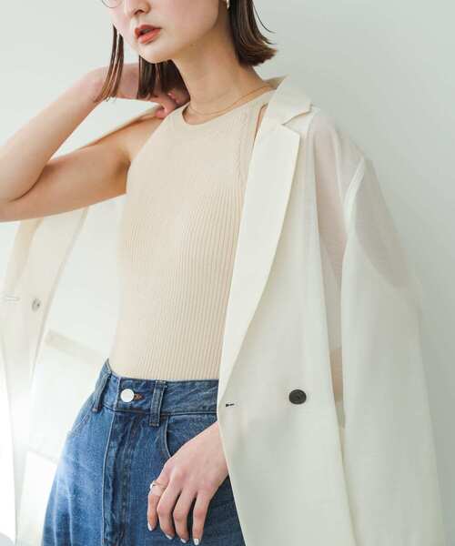 カップツキアメスリニットタンクトップ