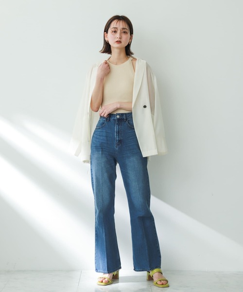 カップツキアメスリニットタンクトップ