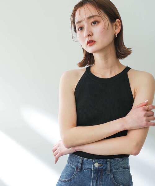 カップツキアメスリニットタンクトップ