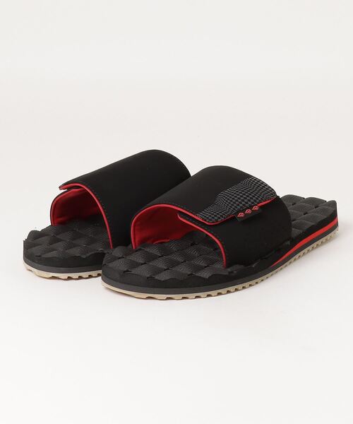 VOLCOM(ボルコム)の「【VOLCOM】RECLINER SLIDE(サンダル・メンズ・ホワイト/レッド・9/10/8)」の2枚目の写真