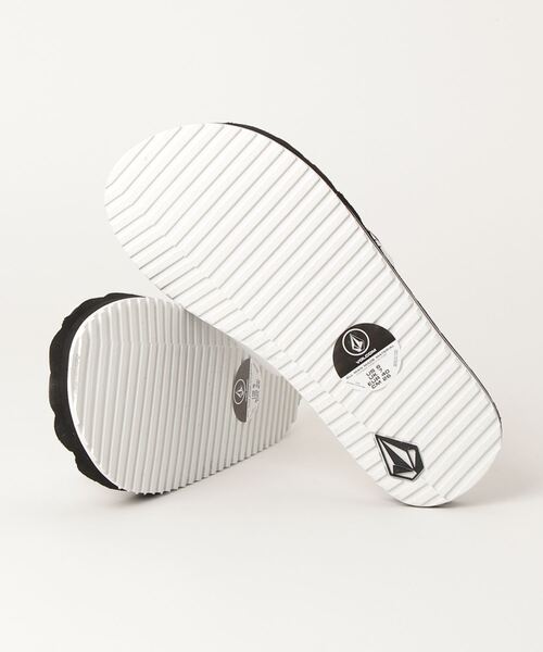 VOLCOM(ボルコム)の「【VOLCOM】RECLINER SLIDE(サンダル・メンズ・ホワイト/レッド・9/10/8)」の4枚目の写真
