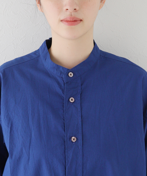 journal standard luxe ドロップシャツ　ブルー journal standard luxe ドロップシャツ