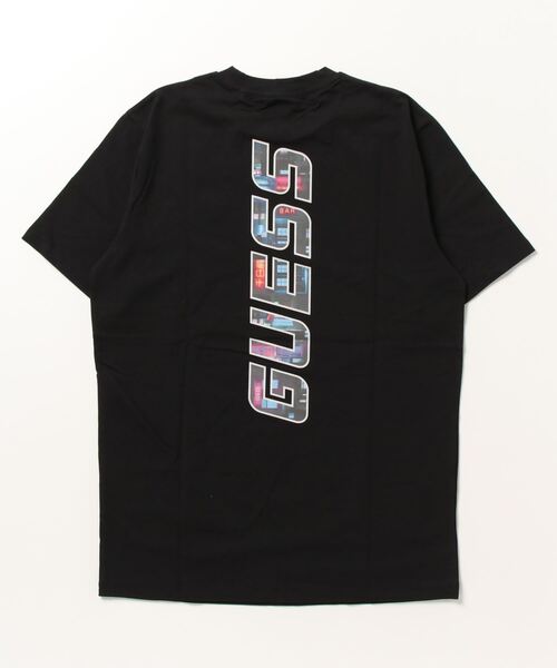 Guess(ゲス)の「Buster Logo Tee(Tシャツ/カットソー・メンズ・ホワイト/ブラック・SMALL/MEDIUM/LARGE/X-LARGE)」の5枚目の写真