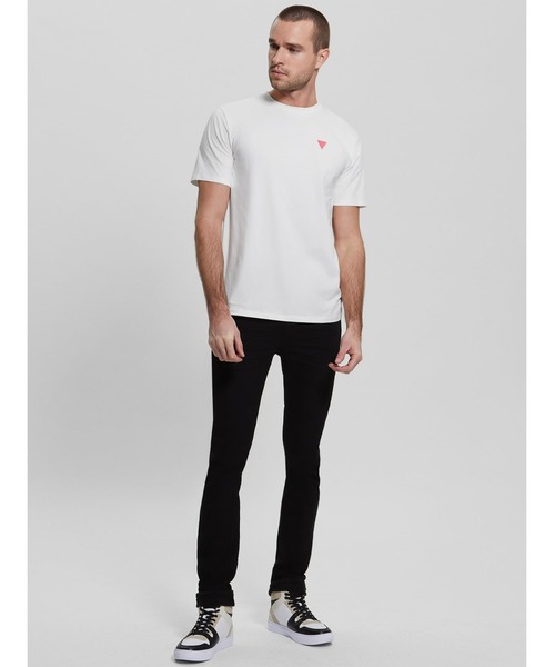 Guess(ゲス)の「Buster Logo Tee(Tシャツ/カットソー・メンズ・ホワイト/ブラック・SMALL/MEDIUM/LARGE/X-LARGE)」の11枚目の写真