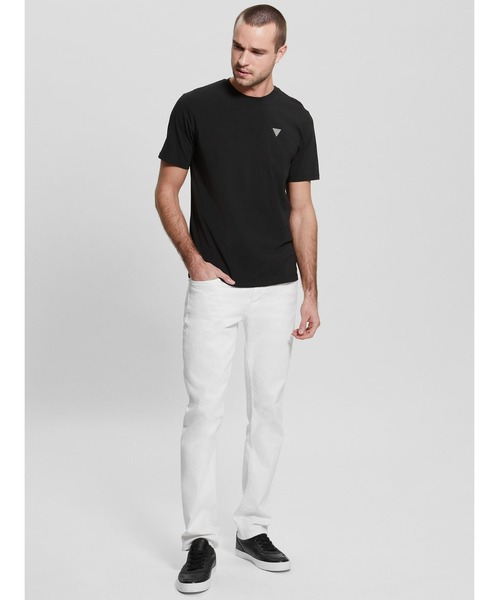 Guess(ゲス)の「Buster Logo Tee(Tシャツ/カットソー・メンズ・ホワイト/ブラック・SMALL/MEDIUM/LARGE/X-LARGE)」の6枚目の写真