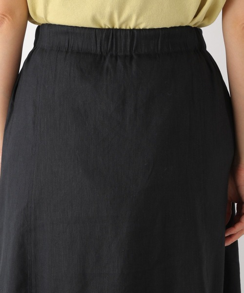 LEPSIM（レプシィム）の「リネンブレンドスカート　163946（スカート・レディース・ブラック/キナリ・LARGE/MEDIUM）」の14枚目の写真