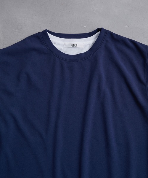 JUNRED（ジュンレッド）の「梨地ベストアンサンブルTシャツ（アンサンブル・メンズ・ネイビー/グレー/グリーン・M/L/LL）」の8枚目の写真
