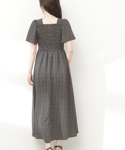 N.（N. Natural Beauty Basic）（エヌエヌナチュラルビューティーベーシック）の「【S Size Line】◆フラワープリントシャーリングワンピース（ワンピース・レディース・ホワイト系その他/ブラック系その他/グリーン系その他・SMALL/MEDIUM）」の17枚目の写真
