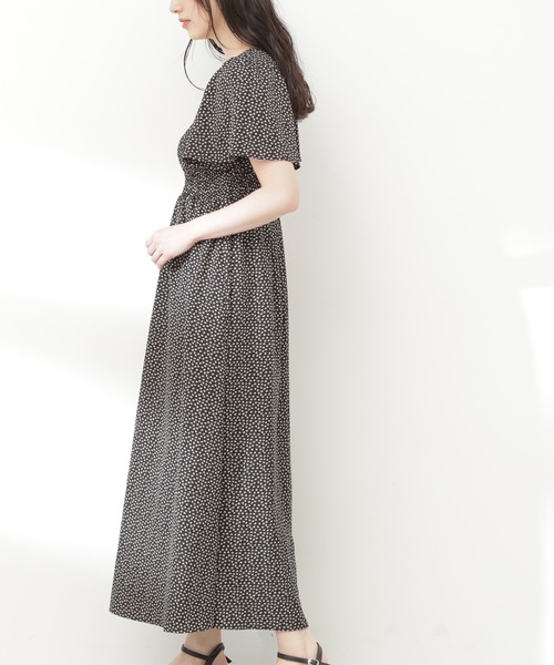 N.（N. Natural Beauty Basic）（エヌエヌナチュラルビューティーベーシック）の「【S Size Line】◆フラワープリントシャーリングワンピース（ワンピース・レディース・ホワイト系その他/ブラック系その他/グリーン系その他・SMALL/MEDIUM）」の21枚目の写真