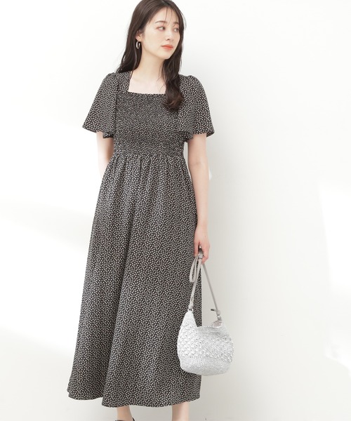 N.（N. Natural Beauty Basic）（エヌエヌナチュラルビューティーベーシック）の「【S Size Line】◆フラワープリントシャーリングワンピース（ワンピース・レディース・ホワイト系その他/ブラック系その他/グリーン系その他・SMALL/MEDIUM）」の11枚目の写真