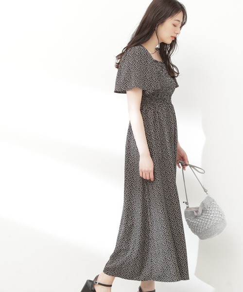 N.（N. Natural Beauty Basic）（エヌエヌナチュラルビューティーベーシック）の「【S Size Line】◆フラワープリントシャーリングワンピース（ワンピース・レディース・ホワイト系その他/ブラック系その他/グリーン系その他・SMALL/MEDIUM）」の13枚目の写真