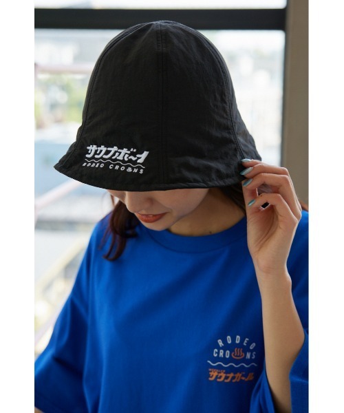RODEO CROWNS WIDE BOWL(ロデオクラウンズワイドボウル)の「サウナボーイ サウナハット(ハット・レディース・アイボリー/ブラック・FREE)」の2枚目の写真