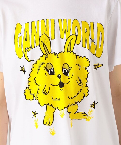 GANNI（ガニー）の「GANNI プリント Tシャツ（Tシャツ