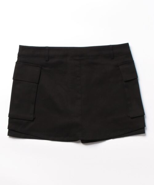 FOREVER 21（フォーエバー トゥエンティーワン）の「ワークローライズミニスカパン（スカート・レディース・ホワイト/グリーン系その他3/ブラック・SMALL/MEDIUM）」の9枚目の写真