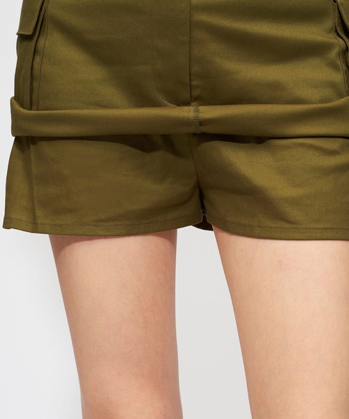 FOREVER 21（フォーエバー トゥエンティーワン）の「ワークローライズミニスカパン（スカート・レディース・ホワイト/グリーン系その他3/ブラック・SMALL/MEDIUM）」の12枚目の写真