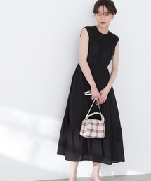 N.（N. Natural Beauty Basic） | 【S Size Line】◆コットンローンティアードウエストリボンワンピース(ワンピース)