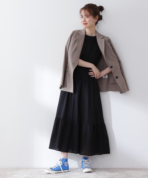 N.（N. Natural Beauty Basic）（エヌエヌナチュラルビューティーベーシック）の「【S Size Line】◆コットンローンティアードウエストリボンワンピース（ワンピース・レディース・イエロー/ライラック/パープル/ブラック/ブルー/レッド系その他・SMALL/MEDIUM）」の9枚目の写真