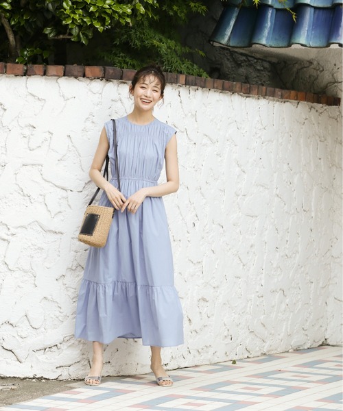 N.（N. Natural Beauty Basic）（エヌエヌナチュラルビューティーベーシック）の「【S Size Line】◆コットンローンティアードウエストリボンワンピース（ワンピース・レディース・イエロー/ライラック/パープル/ブラック/ブルー/レッド系その他・SMALL/MEDIUM）」の19枚目の写真