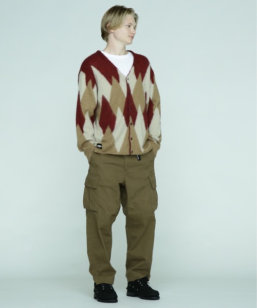 MANASTASH（マナスタッシュ）の「MANASTASH/マナスタッシュ　ABERDEEN KURTIGAN DIAMOND アバディーンカーディガンダイアモンド（カーディガン/ボレロ・メンズ・ブラック/バーガンディー/ネイビー・MEDIUM/LARGE/X-LARGE）」の9枚目の写真