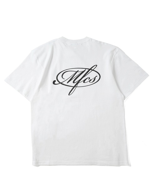 MFC STORE（エムエフシーストア）の「MFC STORE CURSIVE LOGO S/S TEE（Tシャツ/カットソー・メンズ・オレンジ系/ライトオリーブ/ホワイト/ブラック・S/M/L/XL/XXL）」の9枚目の写真