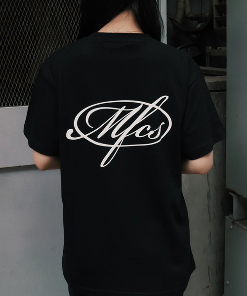 MFC STORE（エムエフシーストア）の「MFC STORE CURSIVE LOGO S/S TEE（Tシャツ/カットソー・メンズ・オレンジ系/ライトオリーブ/ホワイト/ブラック・S/M/L/XL/XXL）」の5枚目の写真