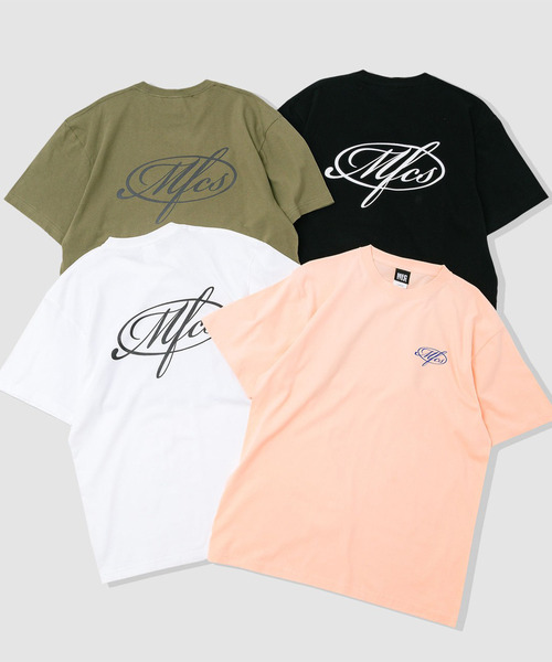 MFC STORE（エムエフシーストア）の「MFC STORE CURSIVE LOGO S/S TEE（Tシャツ/カットソー・メンズ・オレンジ系/ライトオリーブ/ホワイト/ブラック・S/M/L/XL/XXL）」の6枚目の写真