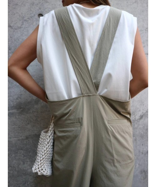 TRUNC（トランクエイティーエイト）の「Relaxed Fit Overalls（サロペット/オーバーオール・レディース・グレイッシュベージュ・FREE）」の17枚目の写真